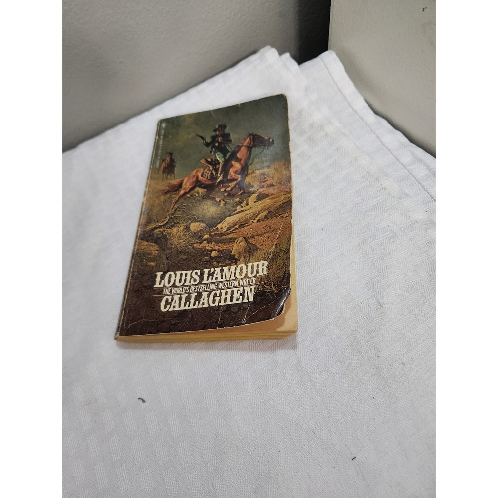 Louis L'Amour Callaghen Vintage Western Mass Market Paperback Bantam Books